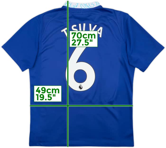 2022-23 Chelsea Home Shirt T.Silva #6 - 8/10 - (M)