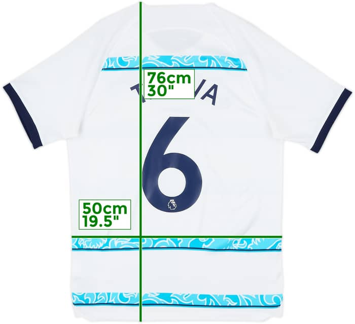 2022-23 Chelsea Away Shirt T.Silva #6 - 8/10 - (M)
