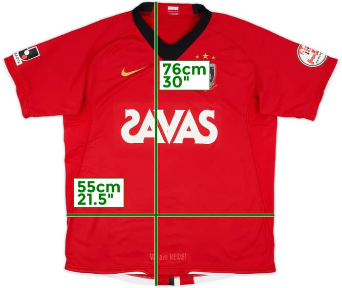 2008 Urawa Red Diamonds Home Shirt - 7/10 - (L)