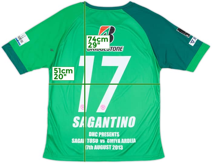 2013 Sagan Tosu v 'Omiya Ardija' Third Shirt Sagantino #17 - 6/10 - (L)