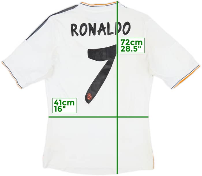 2013-14 Real Madrid Home Shirt Ronaldo #7 - 5/10 - (S)