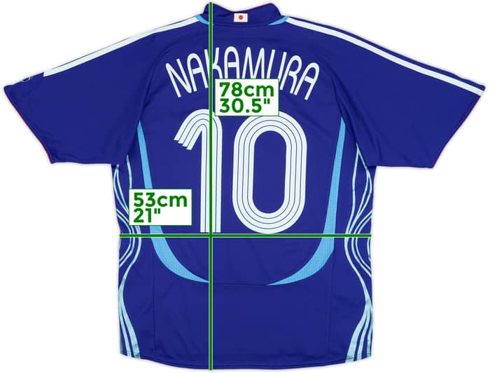 2006-08 Japan Home Shirt Nakamura #10 - 7/10 - (S)