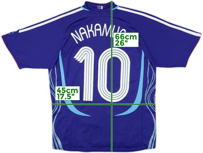 2006-08 Japan Home Shirt Nakamura #10 - 7/10 - (S)