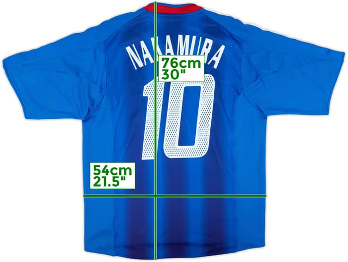 2004-06 Japan Authentic Home Shirt Nakamura #10 - 5/10 - (L)