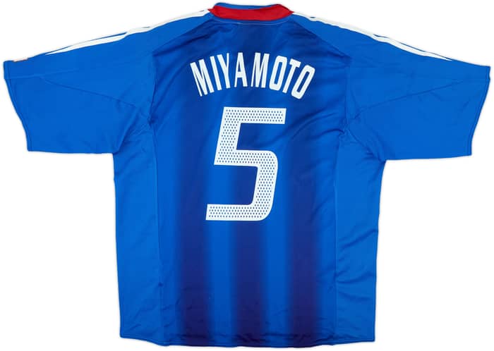 2004-06 Japan Home Shirt Miyamoto #5 - 8/10 - (L)