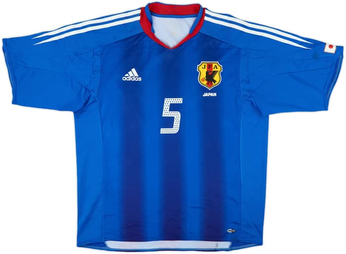 2004-06 Japan Home Shirt Miyamoto #5 - 8/10 - (L)