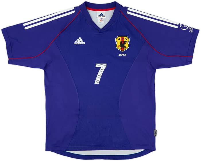 2002-04 Japan Home Shirt Nakata #7 - 9/10 - (L)