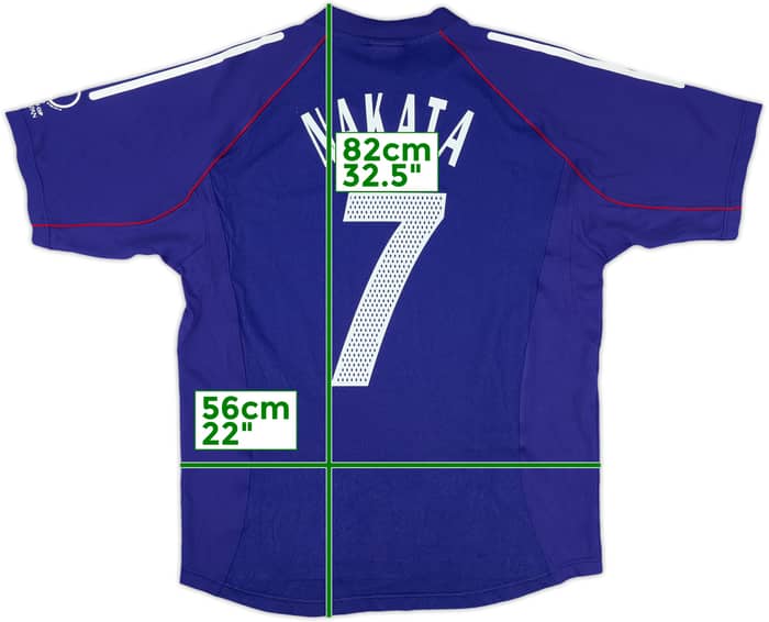 2002-04 Japan Home Shirt Nakata #7 - 9/10 - (L)