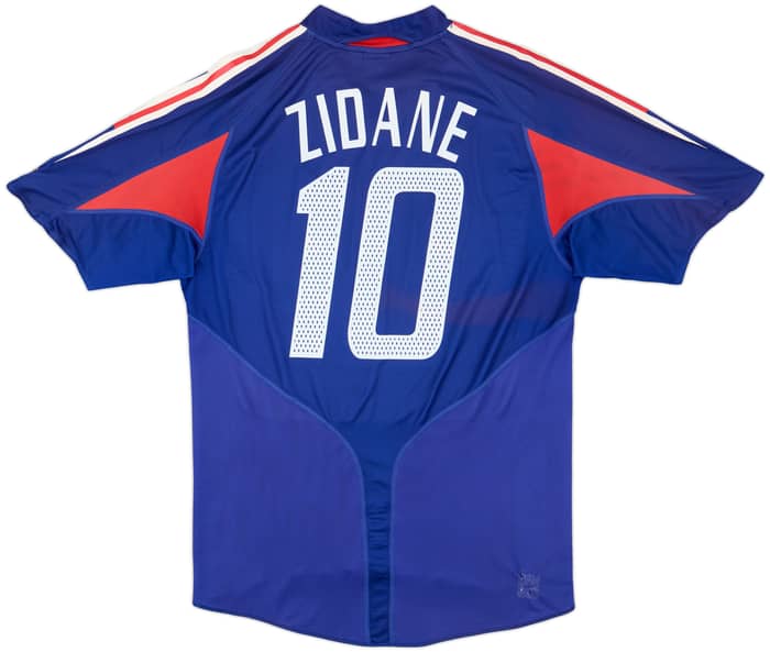 2004-06 France Home Shirt Zidane #10 - 8/10 - (L)