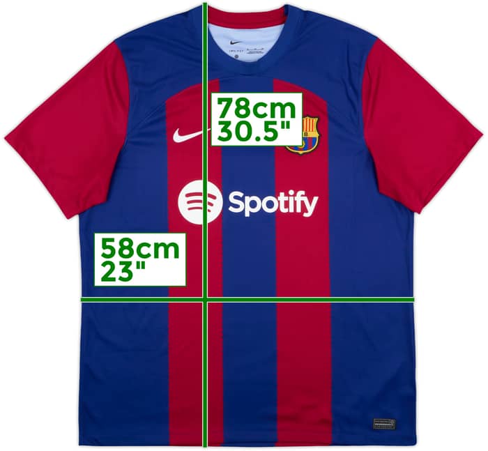 2023-24 Barcelona Home Shirt - 10/10 - (XL)