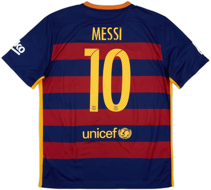 2015-16 Barcelona Home Shirt Messi #10 - 6/10 - (L)