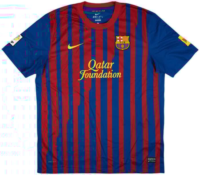 2011-12 Barcelona Home Shirt Xavi #6 - 5/10 - (XL)