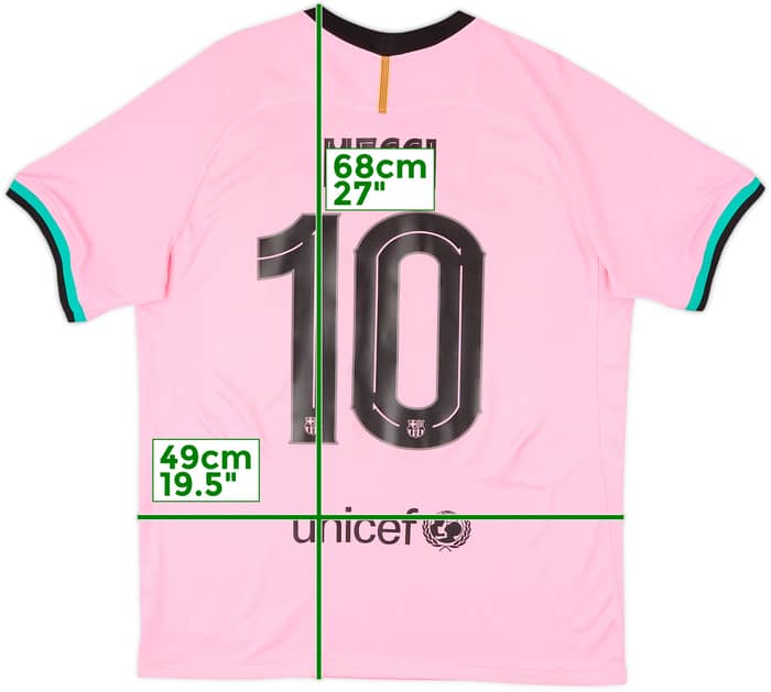 2020-21 Barcelona Third Shirt Messi #10 - 7/10 - (L)