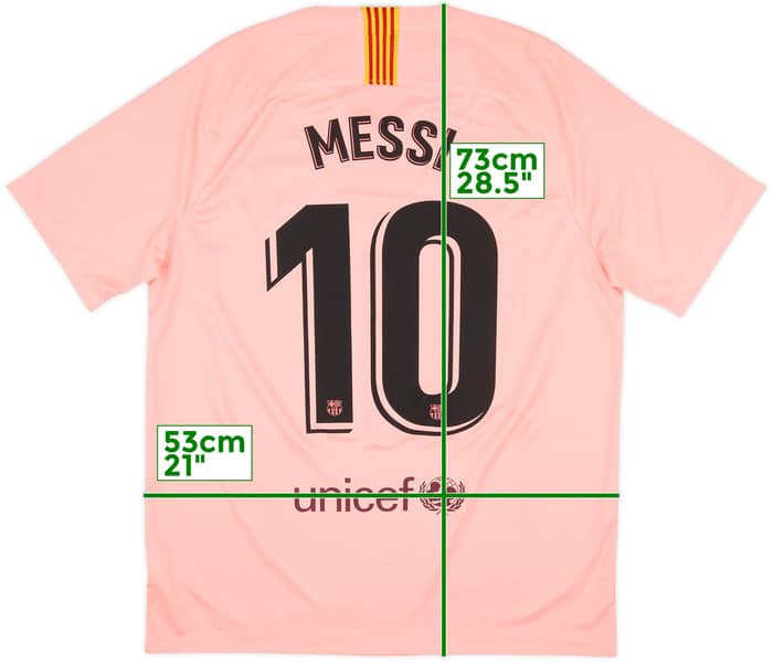 2018-19 Barcelona Third Shirt Messi #10 - 8/10 - (L)