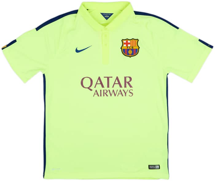 2014-15 Barcelona Third Shirt Xavi #6 - 7/10 - (L)