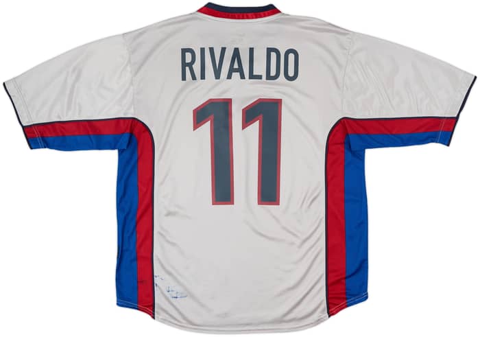 1998-01 Barcelona Away Shirt Rivaldo #11 - 6/10 - (XL)