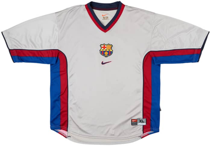 1998-01 Barcelona Away Shirt Rivaldo #11 - 6/10 - (XL)