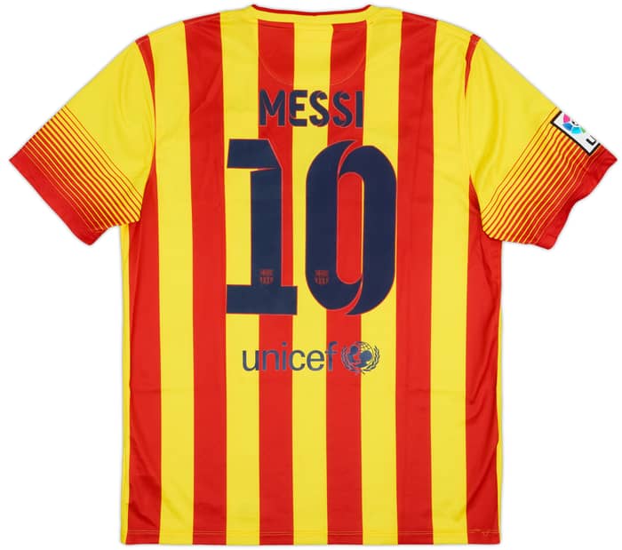 2013-15 Barcelona Away Shirt Messi #10 - 7/10 - (L)