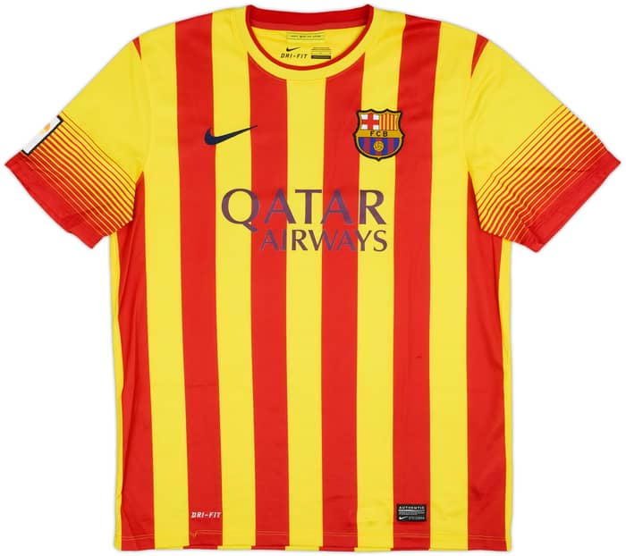 2013-15 Barcelona Away Shirt Messi #10 - 7/10 - (L)