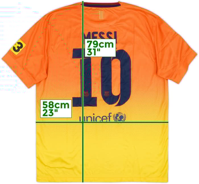 2012-13 Barcelona Away Shirt Messi #10 - 6/10 - (L)