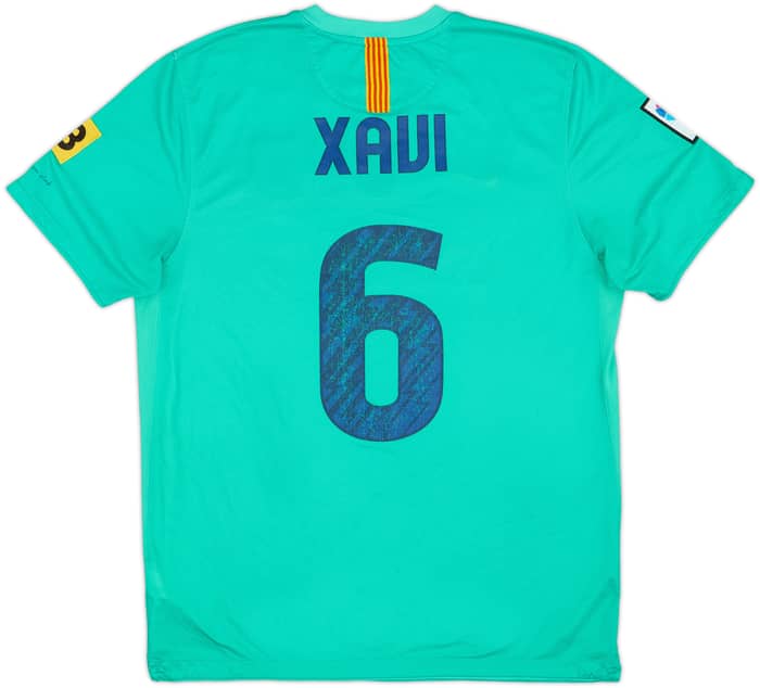 2010-11 Barcelona Away Shirt Xavi #6 - 6/10 - (L)