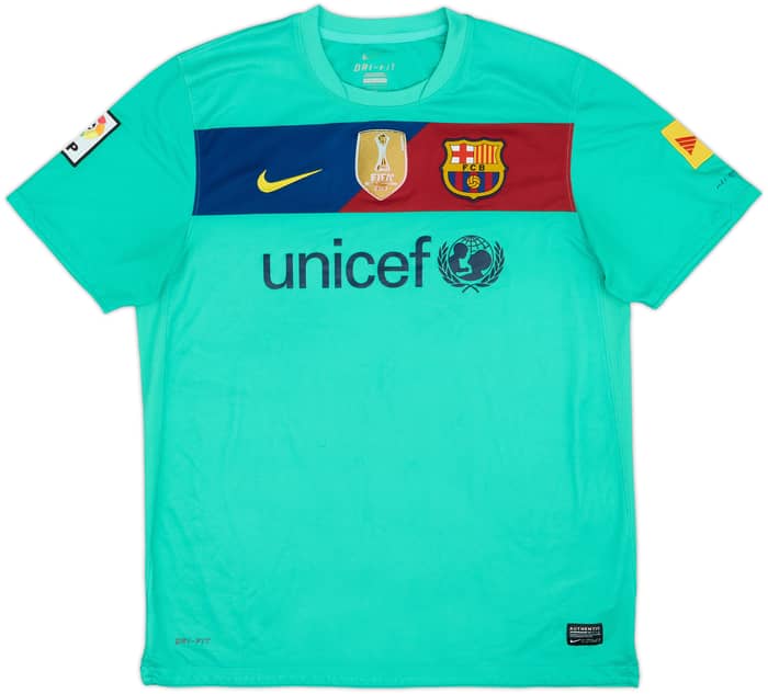 2010-11 Barcelona Away Shirt Xavi #6 - 6/10 - (L)
