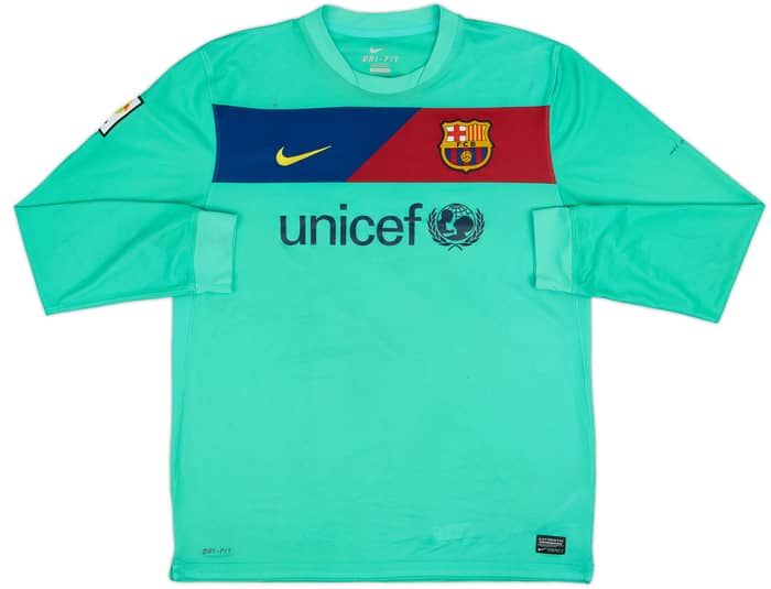 2010-11 Barcelona Away L/S Shirt Xavi #6 - 5/10 - (L)