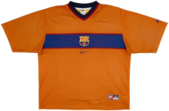 1998-00 Barcelona Basic Third Shirt Rivaldo #11 - 6/10 - (XL)