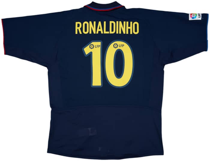 2003-04 Barcelona Third Shirt Ronaldinho #10 - 10/10 - (XL)
