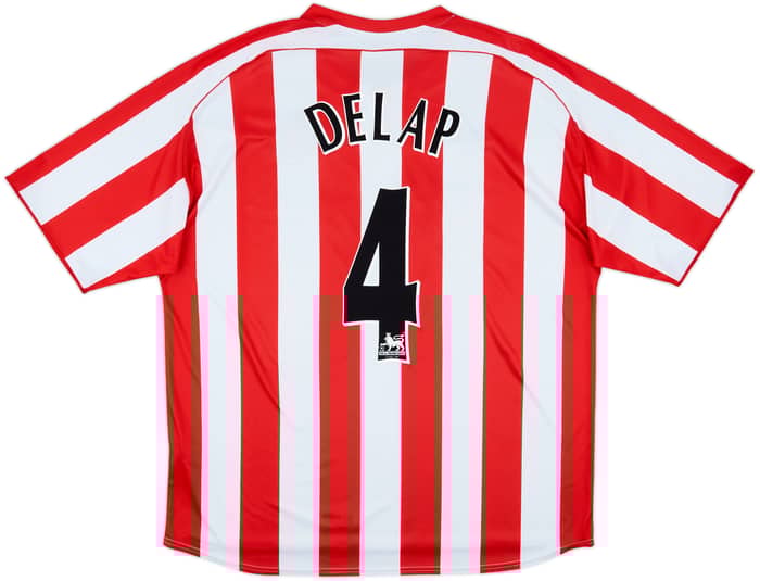 2005-07 Sunderland Home Shirt Delap #4 - 8/10 - (XXL)