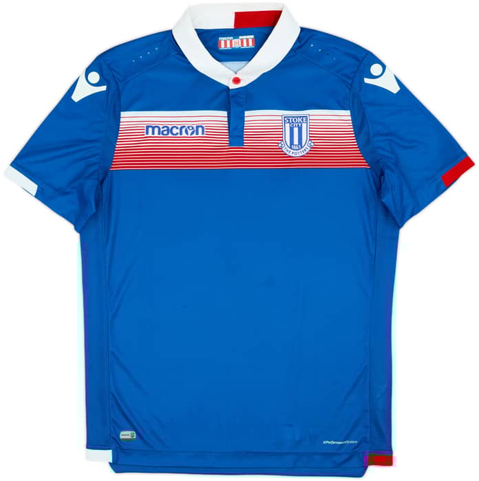 2017-18 Stoke City Away Shirt - 9/10 - (L)