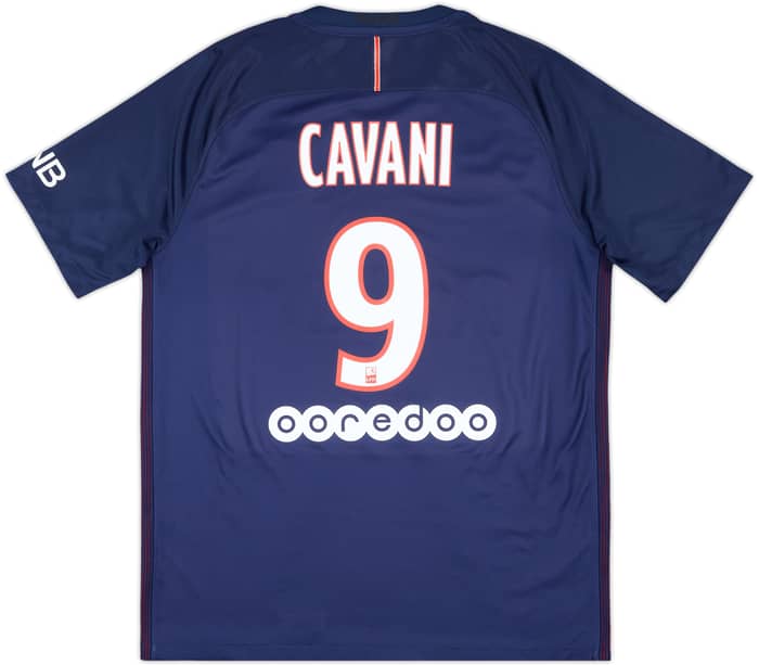 2016-17 Paris Saint-Germain Home Shirt Cavani #9 - 8/10 - (L)