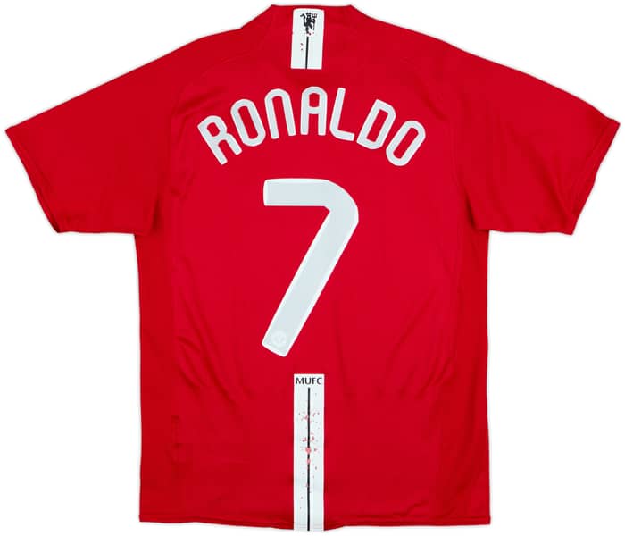 2007-09 Manchester United Home Shirt Ronaldo #7 - 5/10 - (S)