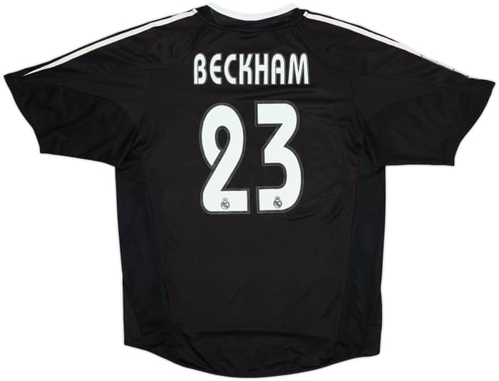 2004-05 Real Madrid Away Shirt Beckham #23 - 7/10 - (M)