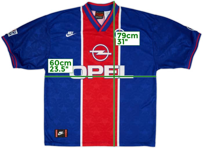 1995-96 Paris Saint-Germain Home Shirt - 9/10 - (XL)