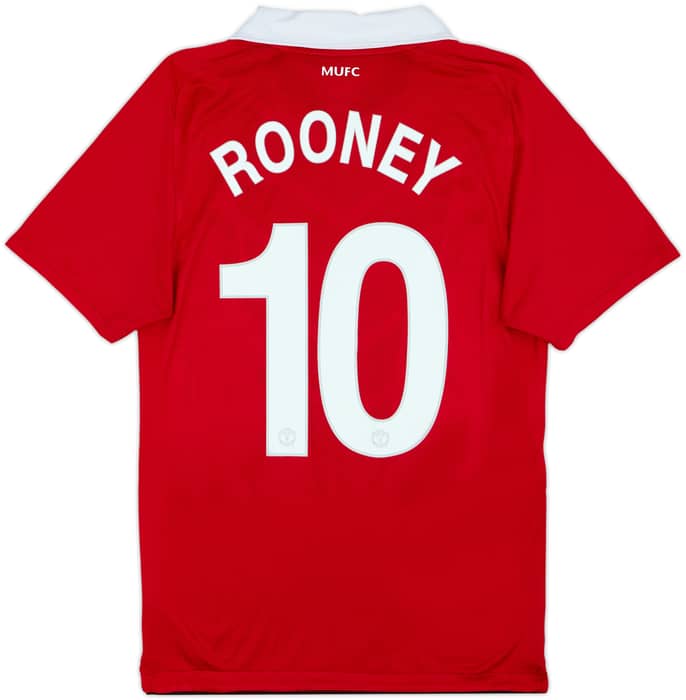 2010-11 Manchester United Home Shirt Rooney #10 - 6/10 - (S)