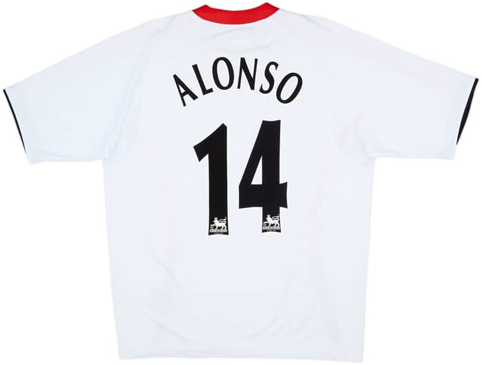 2005-06 Liverpool Away Shirt Alonso #14 - 8/10 - (L)