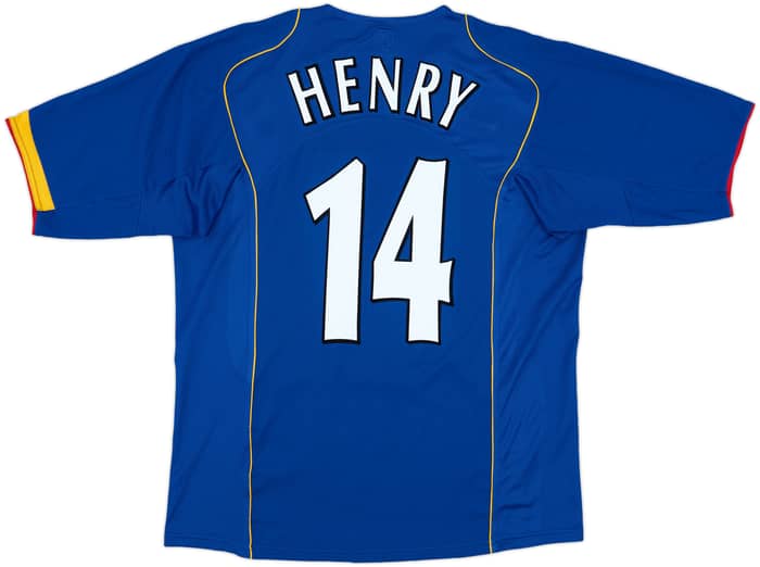 2004-06 Arsenal Away Shirt Henry #14 - 8/10 - (L)