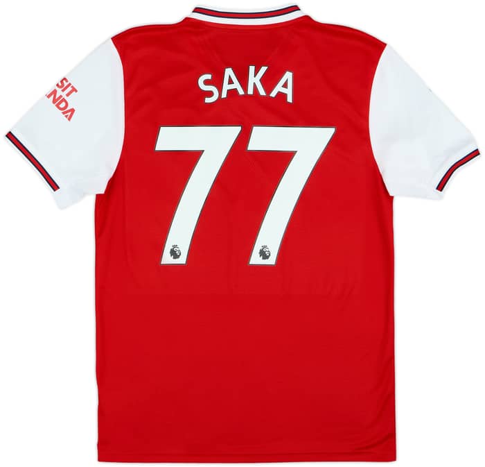 2019-20 Arsenal Home Shirt Saka #77 - 10/10 - (M)
