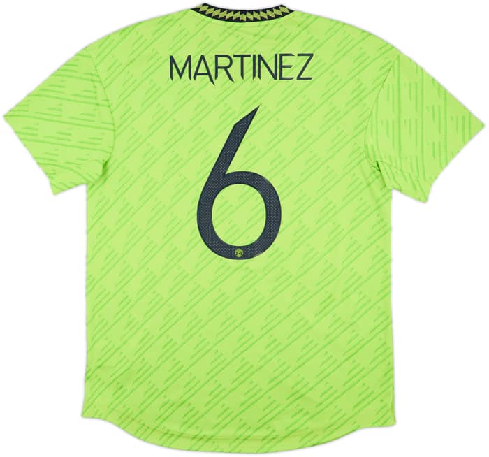 2022-23 Manchester United Player Issue Third Shirt Martinez #6 (M/L)