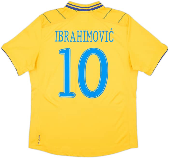 2012-13 Sweden Home Shirt Ibrahimovic #10 - 9/10 - (L)