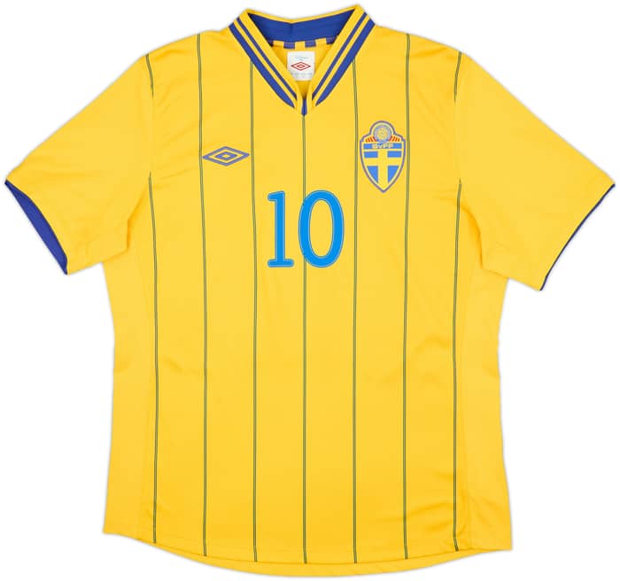 2012-13 Sweden Home Shirt Ibrahimovic #10 - 9/10 - (L)