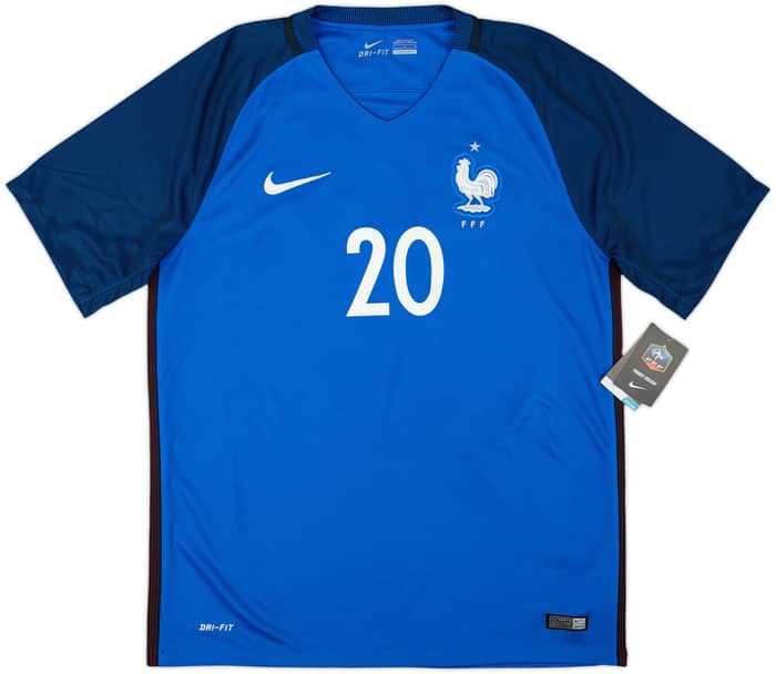 2016-17 France Home Shirt Mbappe #20 (L)