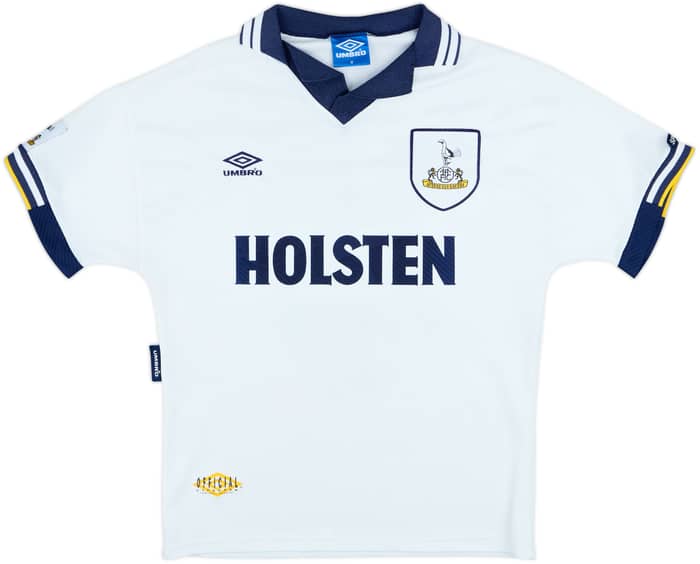 1993-95 Tottenham Home Shirt Sheringham #10 - 8/10 - (M)
