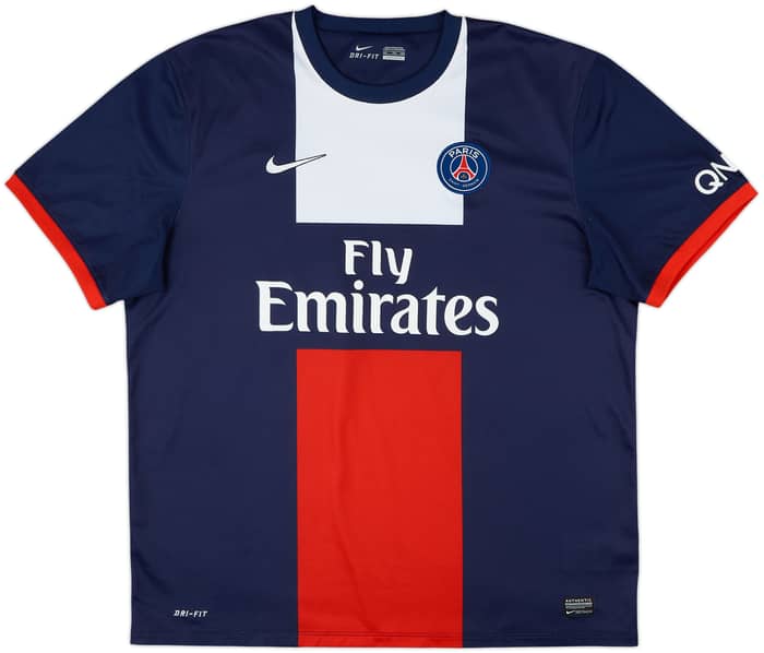 2013-14 Paris Saint-Germain Home Shirt Beckham #32 - 8/10 - (XXL)