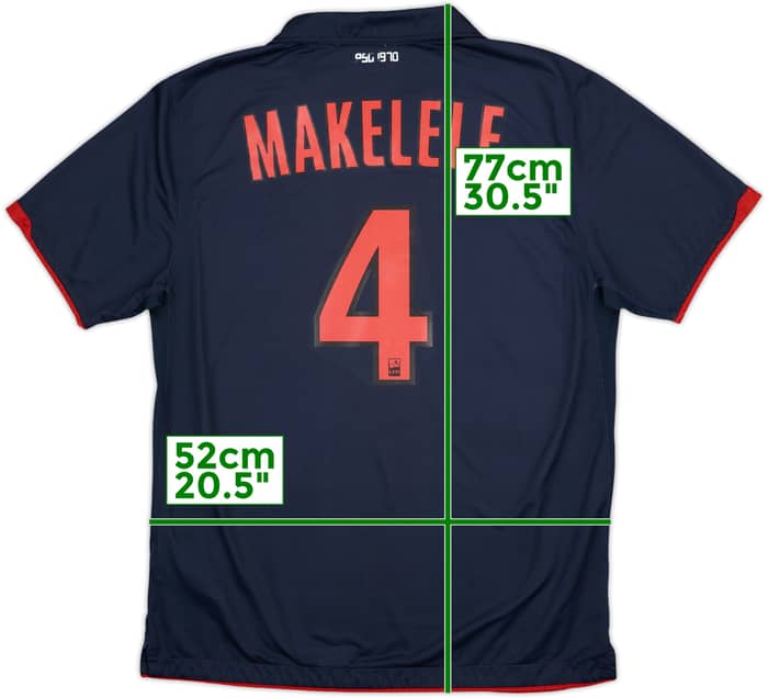 2010-11 Paris Saint-Germain Away Shirt Makelele #4 - 9/10 - (L)