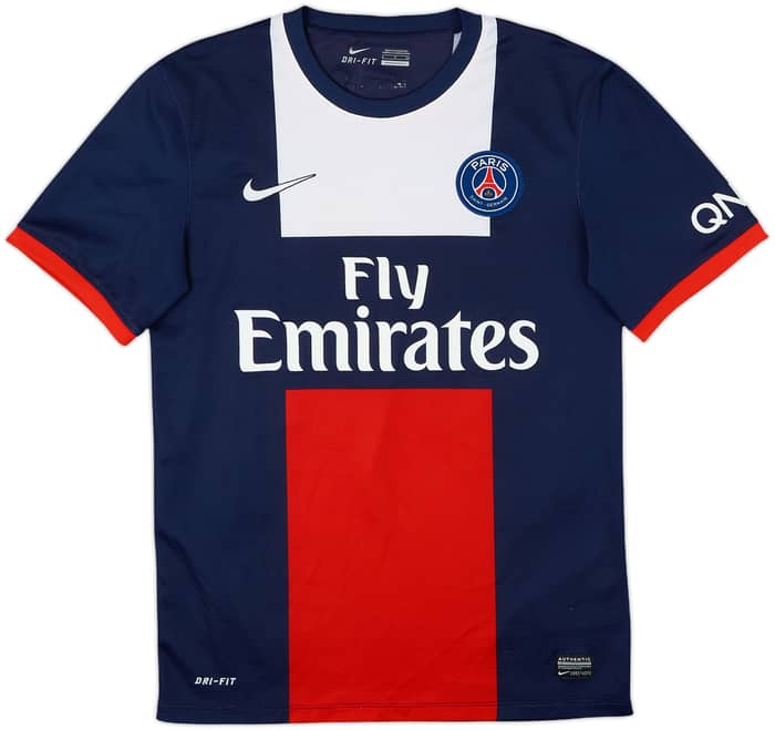 2013-14 Paris Saint-Germain Home Shirt Beckham #32 - 8/10 - (S)