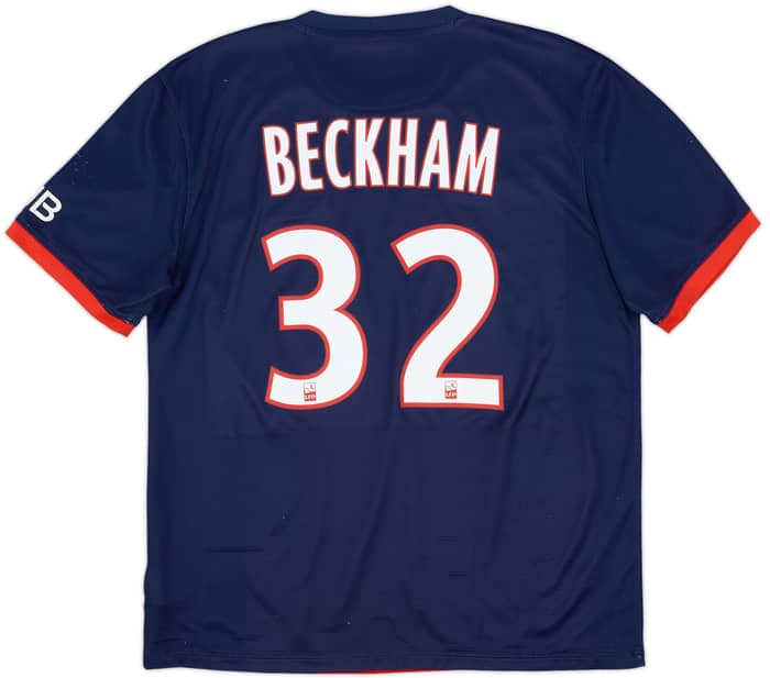 2013-14 Paris Saint-Germain Home Shirt Beckham #32 - 5/10 - (L)