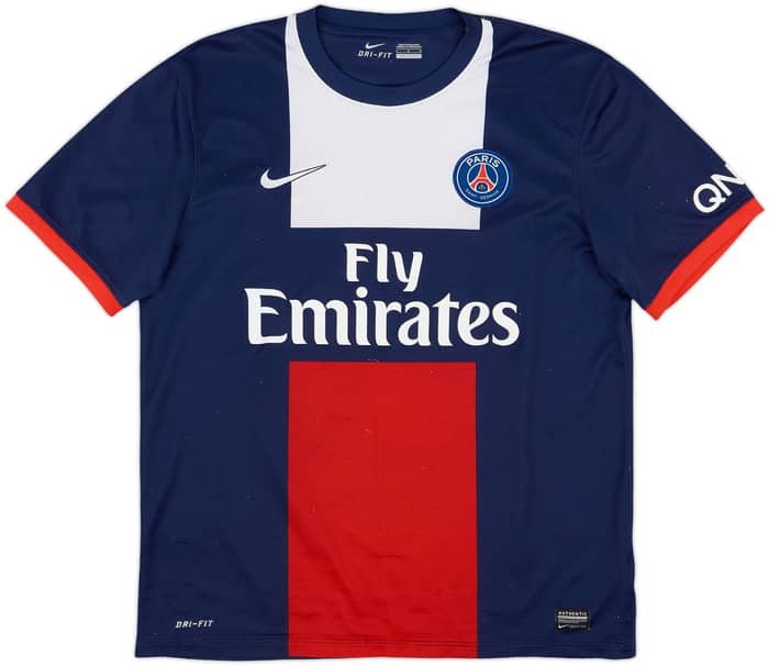 2013-14 Paris Saint-Germain Home Shirt Beckham #32 - 5/10 - (L)