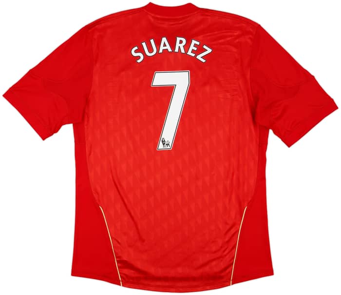 2010-12 Liverpool Home Shirt Suarez #7 - 6/10 - (XL)